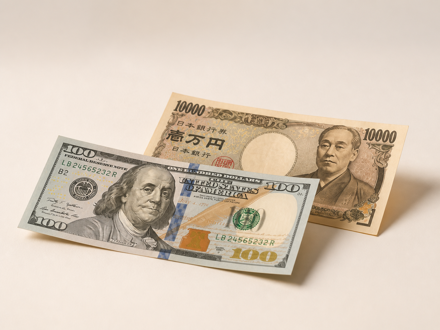 USD & JPY notes